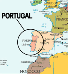 محل جغرافی پرتغال
